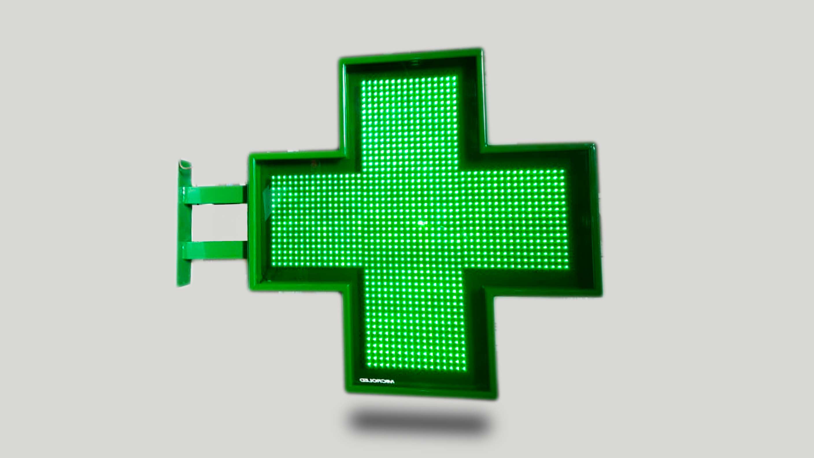 Cruz LED grande para farmacia modelo CZ100HG