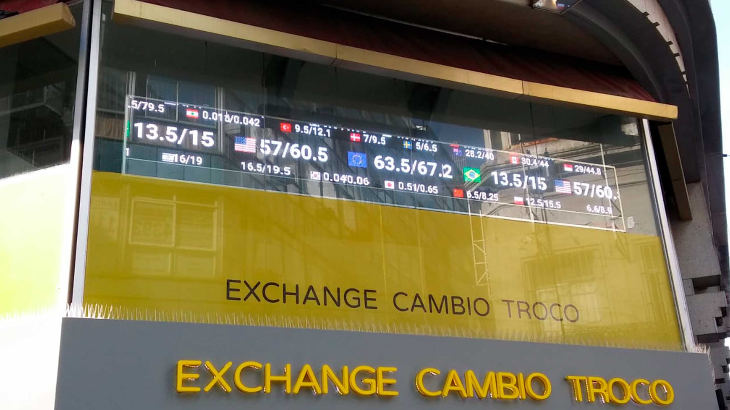 Pantalla Led Acciones y Bolsa Microled