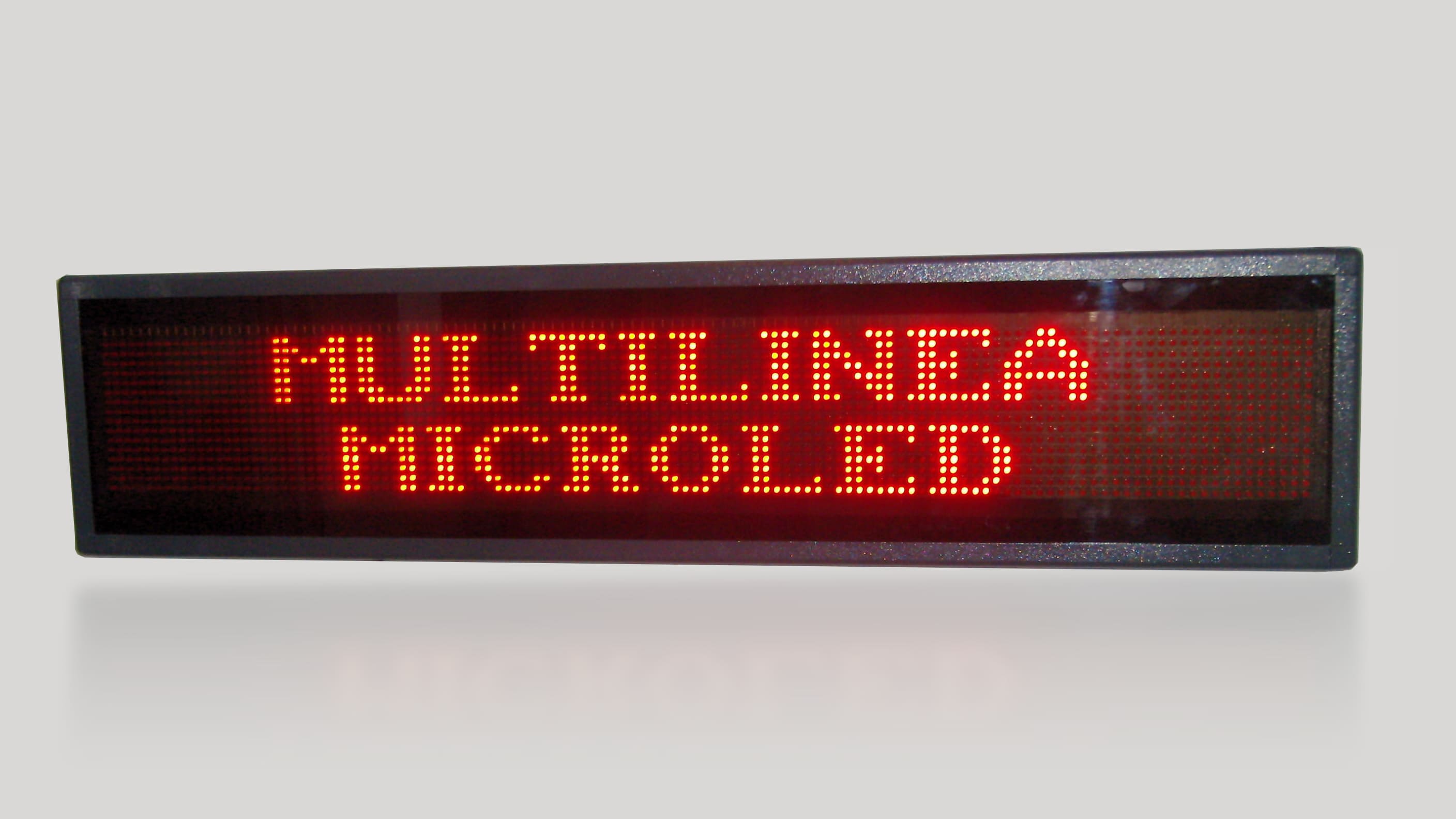 Cartel de texto pasante LED modelo M2T7128HR