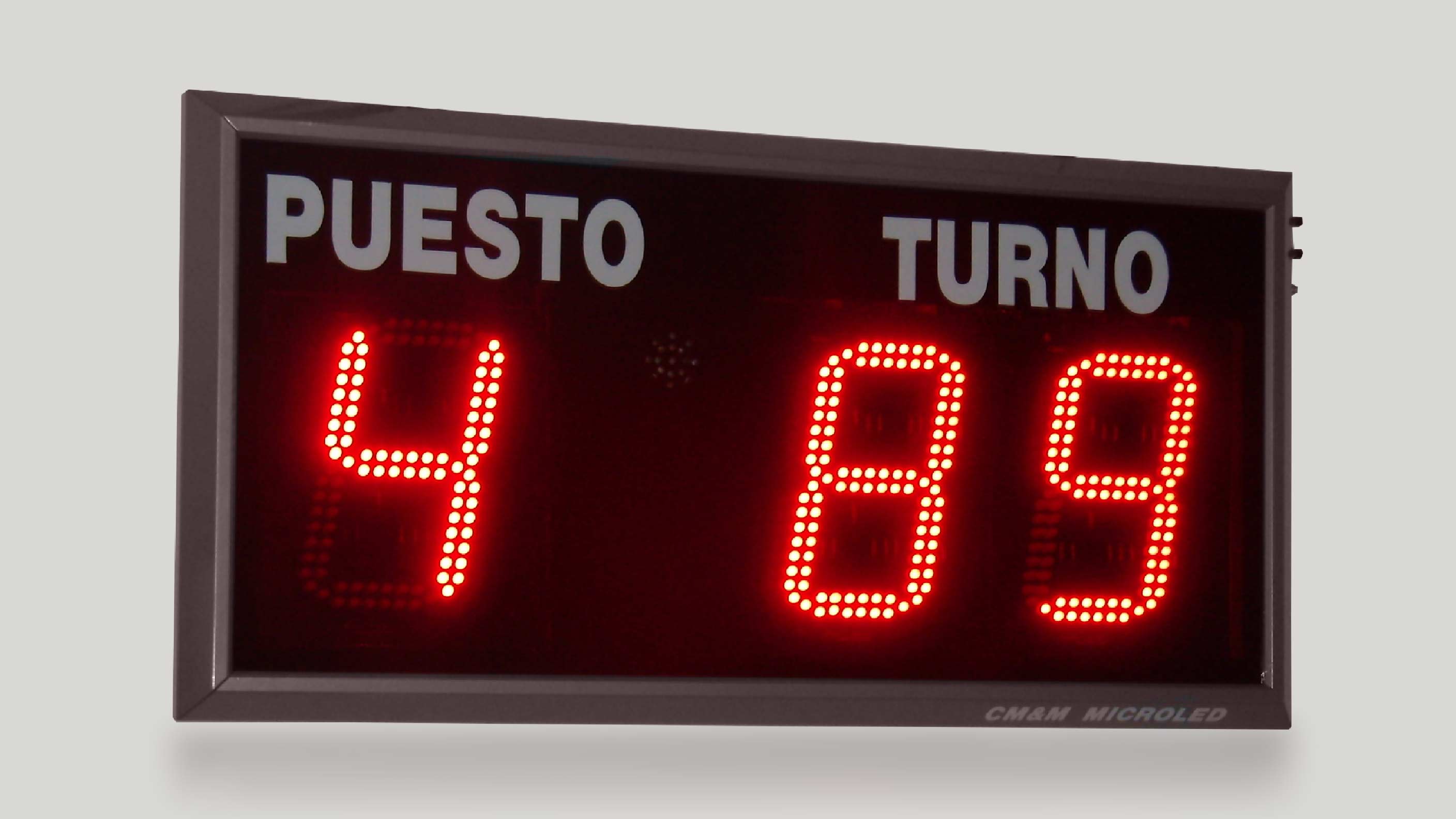 Turnero digital LED modelo MICROLED U1509