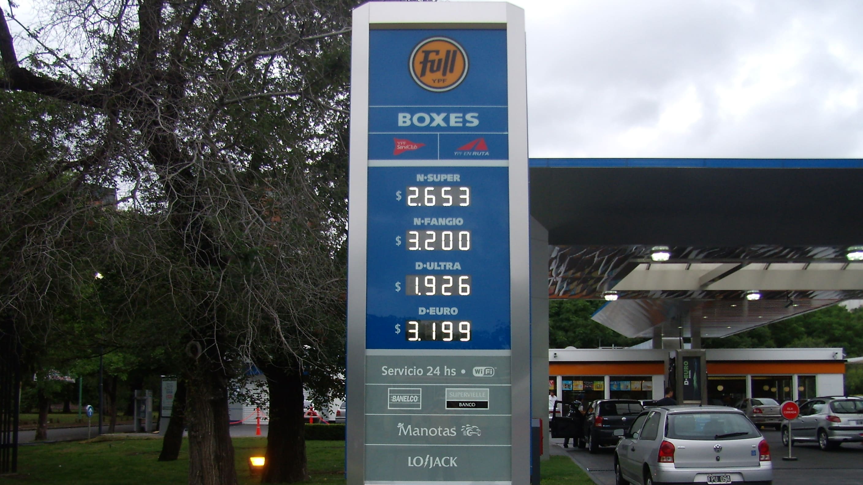 Tarifador de Precios Estacion de Servicio